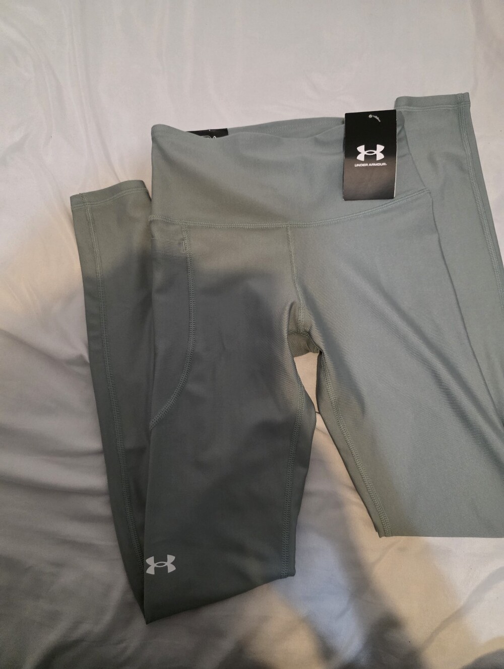 Under Armour Kids Sage Green Performance Leggings